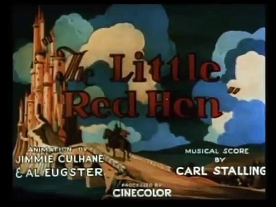 The Little Red Hen, UB Iwerks ComiColor Cartoon