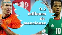 Pasión mundialista: Robben arrasa en redes sociales