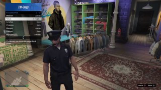 Grand Theft Auto V Comment metre une casquete de police sur un masque en1.28