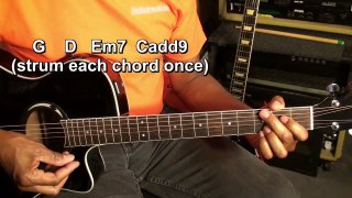 PERFECT Pink EASY Acoustic Guitar Lesson EricBlackmonMusicHD