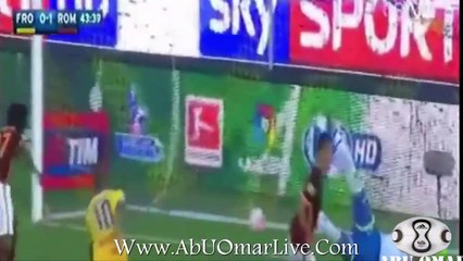 مشاهده اهداف روما و فروسينوني قي الدوري الايطالي بتاريخ 12/09/2015