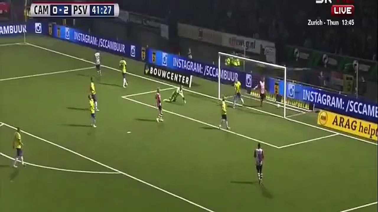 Luuk de Jong Goal - Cambuur vs PSV 0-3 [12 9 2015] Eredivisie