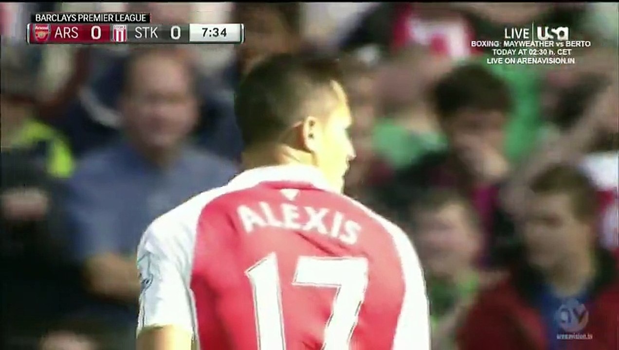 Arsenal F.C. 2 - 0 Stoke City F.C.