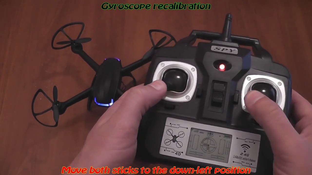 DM007 2.4GHz, 4Ch, 6 Axis Gyro, RC Quadcopter with Headless Mode and  2MP Camera (RTF)