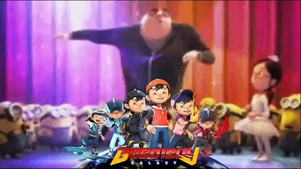 BoBoiBoy Galaxy 2015 - Lagu Tema BoBoiBoy Superhero Kita Versi MINIONS [HD]