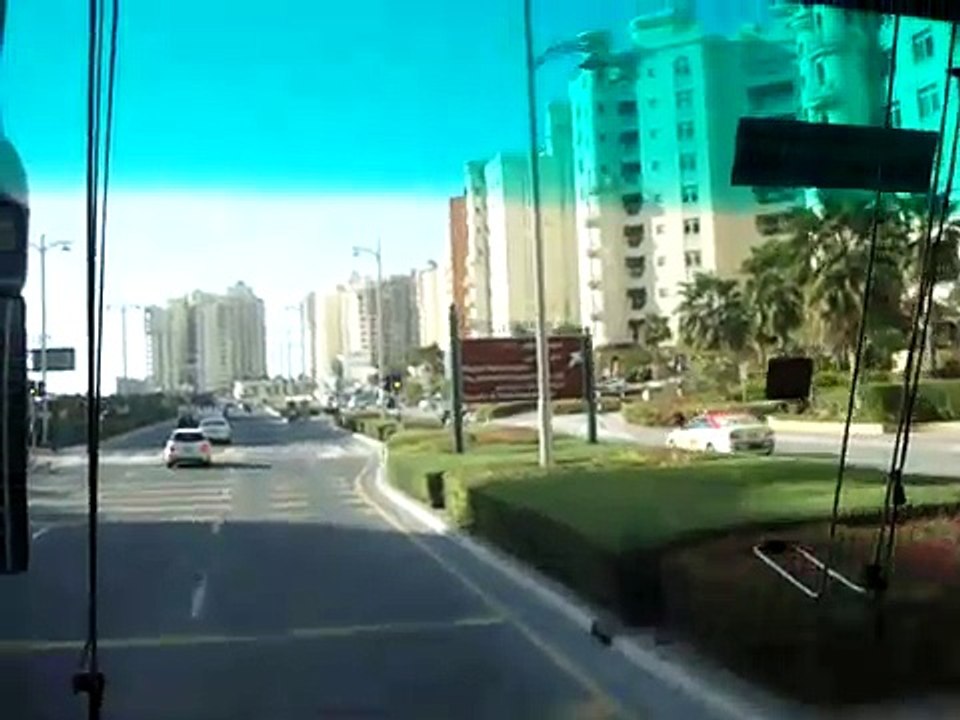 Dubai The Palm Island Road to Hotel Atlantis (03.03.2011)