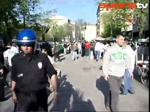 Bursaspor - Beşiktaş maçı öncesi olaylar çıktı! İşte görüntüler (II)