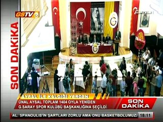 Galatasaray'da Aysal yeniden başkan