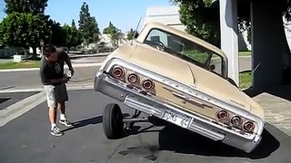 GO-EZ..64 impala high lift 2 stage hydraulic cylinders....3 wheelin'