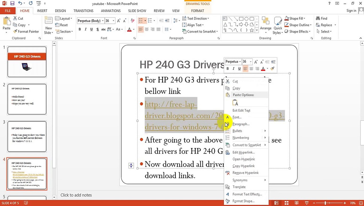 HP 240 G3 Drivers For Windows 7/8.1 (64bit)