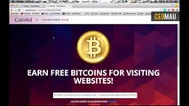 Bitcoin zdarma  ZAROBOK NA INTERNETE  CoinAd.com