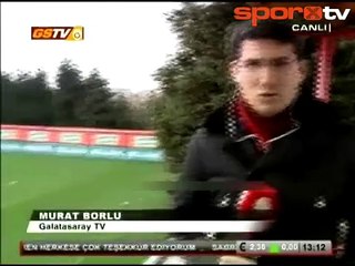 Galatasaray antrenmanında neşeli dakikalar