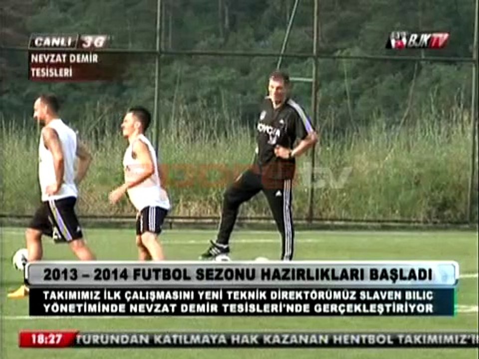 Beşiktaş Bilic ile ilk antrenmanına çıktı