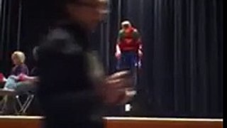 Boy gets forced to wear a wonder women outfit