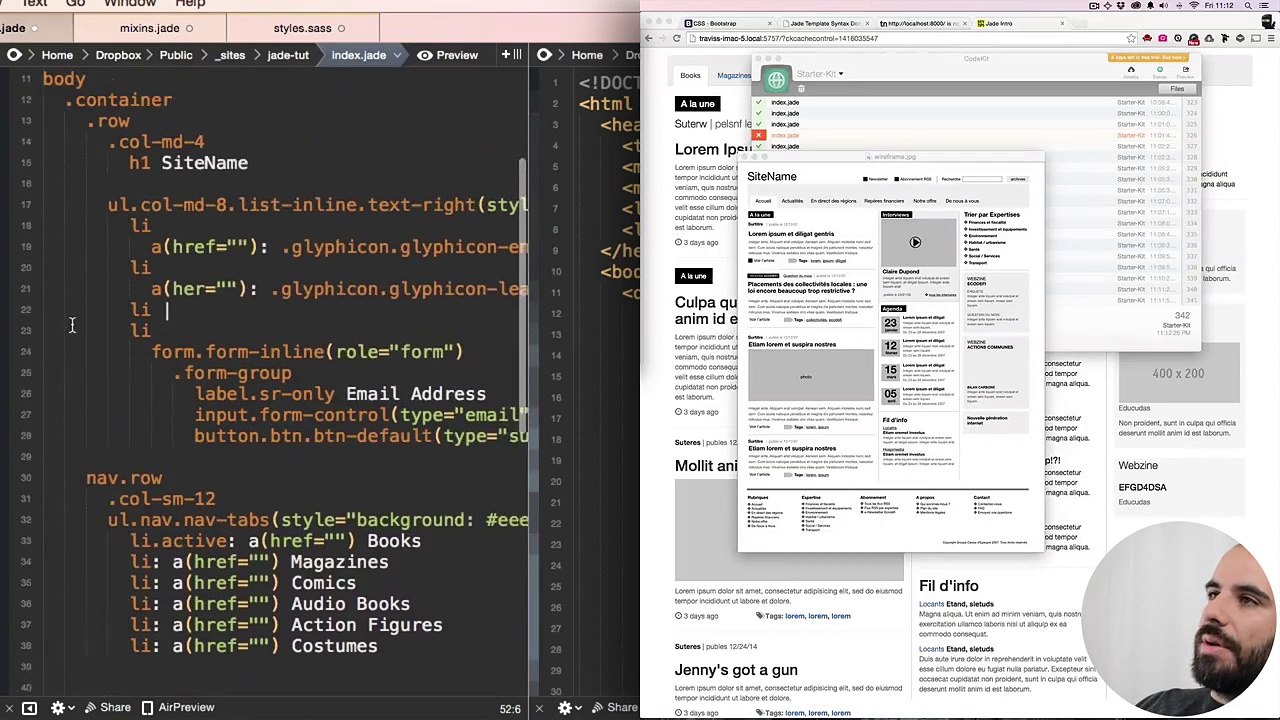 Bootstrap Grid - CSS Grids Series (part 13 - Footer)