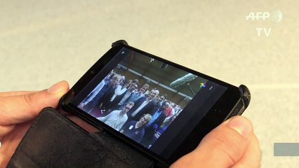 Visite surprise de Juppé sur le Campus des Jeunes Républicains