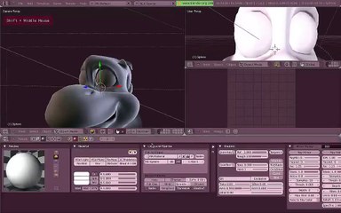Cartoon Character Modeling Timelapse - Venom's Lab!