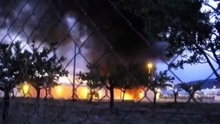 Incendio en las instalaciones de ACTECO en Ibi