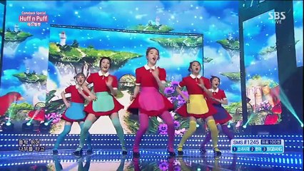 【1080P】Red Velvet (레드벨벳) - Huff n Puff & Dumb Dumb @ Comeback Stage (13 Sep,2015)