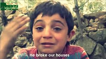 Very Sad: Syrian Child Cries As He Speaks His Heart!