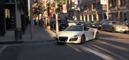 Car Spotting in Rodeo Drive: SLS AMG - Audi R8 - Rolls Royce - Model Tesla S [Full Episode]