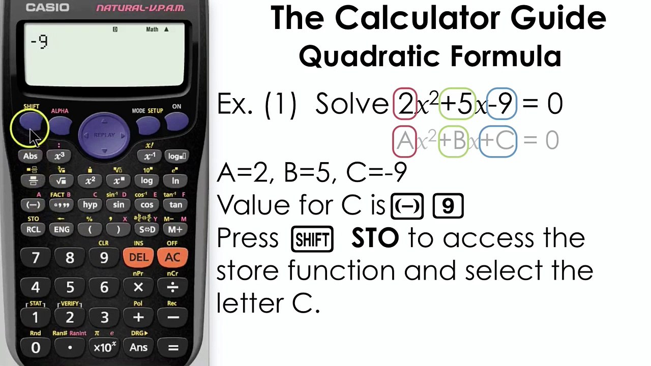 Quadratic calculator deals