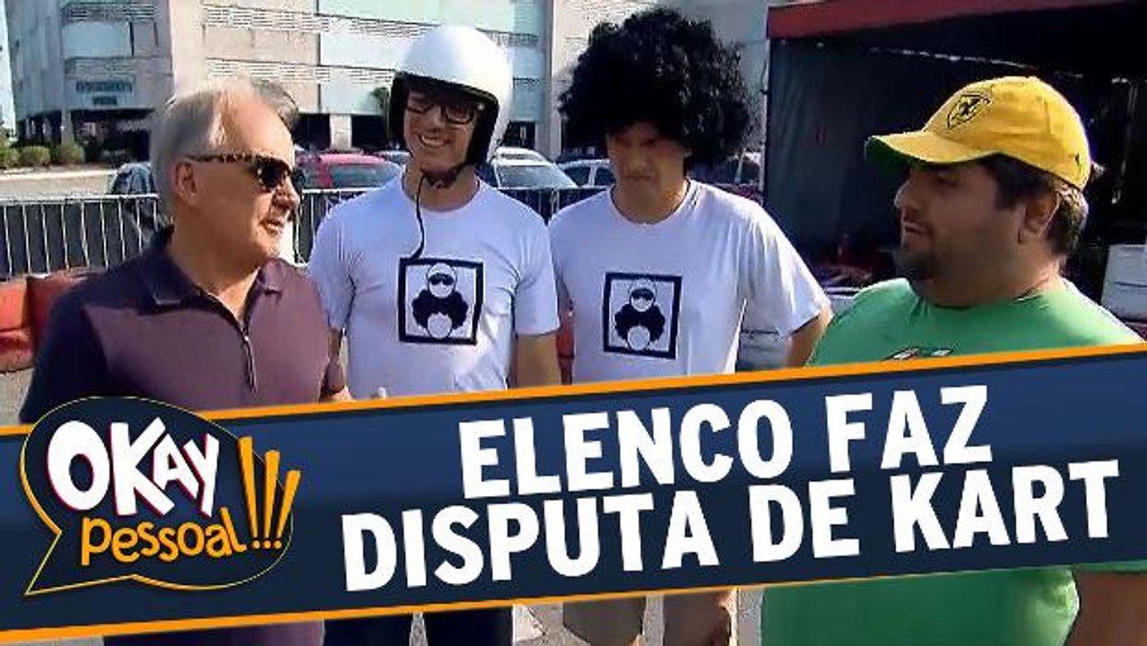 Otávio, Nannetti e Irmãos Piologo correm de Kart