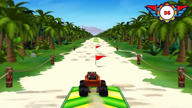 Blaze and the Monster Machines Game Blaze Dragon Island Race Kids Games TV