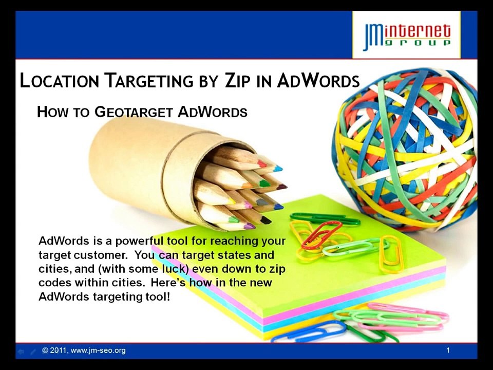 How to Target Zip Codes (Postal Codes) in Google AdWords via Location Targeting (Geotargeting)