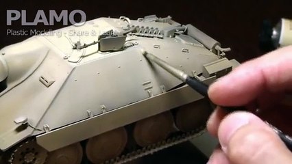 Colour variation using oil paints