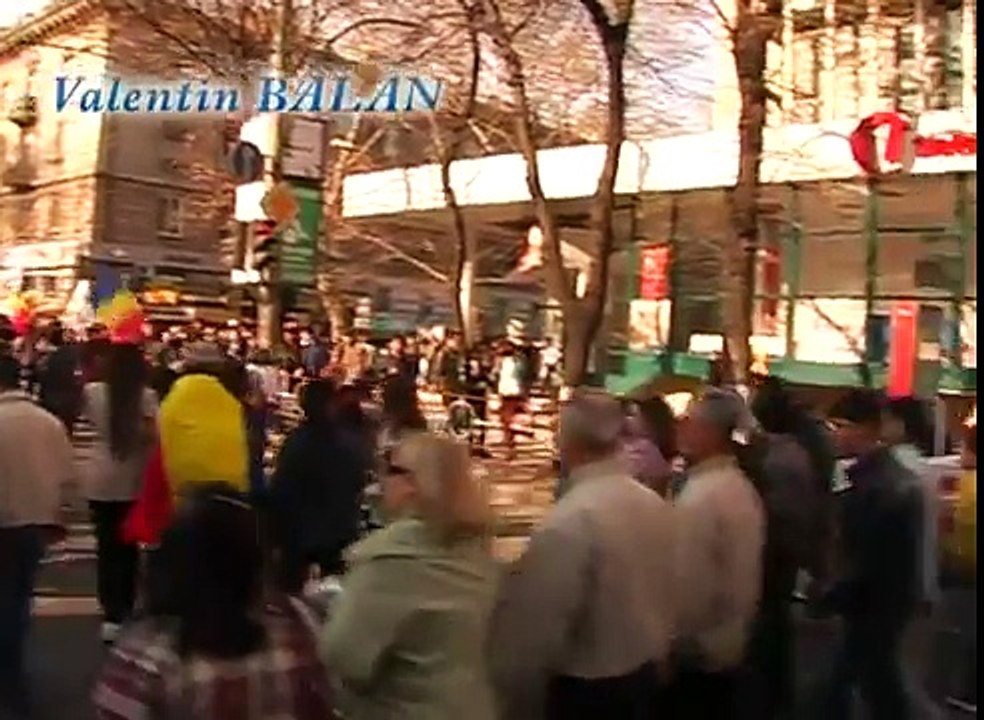 Unirea la Chisinau, Romania mare, Mars pasnic 25.03.2012