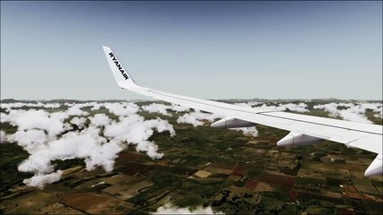 (FSX) Ryanair-Landing at Venice Treviso (TSF)/(LIPH)