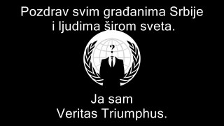 Anonimni: Poruka građanima Srbije - Anonymous: Message to Serbian people