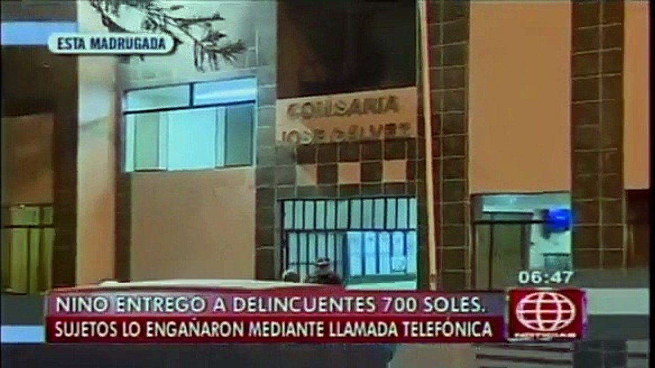 Delincuentes estafaron a niño con S/.700 en Villa María del Triunfo [Video]