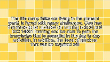 Research On The ISO 14001 Training And Nursing School