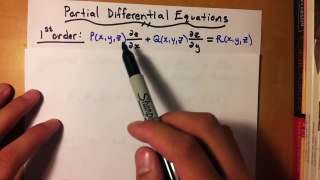 First Order Partial Differential Equation