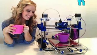 Impresoras 3D llegan a nuestros hogares para imprimir vasos y juguetes