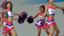 ミニスカートでチアダンス：かわいいキッズ（女子小中学生JC） Dance by cute girls (cheer girls)