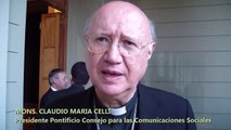 Mons. Claudio Maria Celli - Invitación a Evangelización Digital