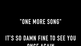 Kid Rock - One More Song [Full HD Song Lyrics]