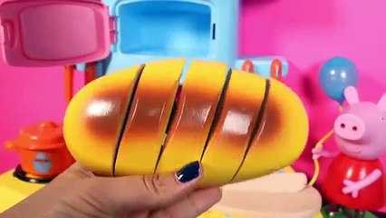 Peppa Pig Mini Kitchen Peppa Pig Cooking Playset Cocinita Peppa Pig Toy Food Toy Videos