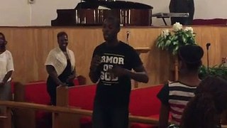 Chosen Rapping at Nazarene Baptist Church