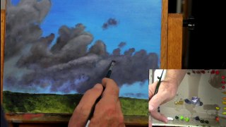 How to paint clouds in oil part 3