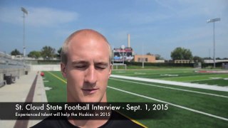 St. Cloud State football interview with Nate Meyer