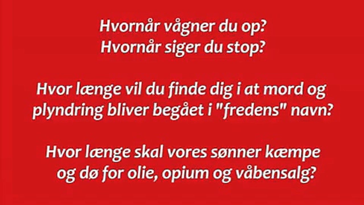 Støt vores Danske Soldater Nu!