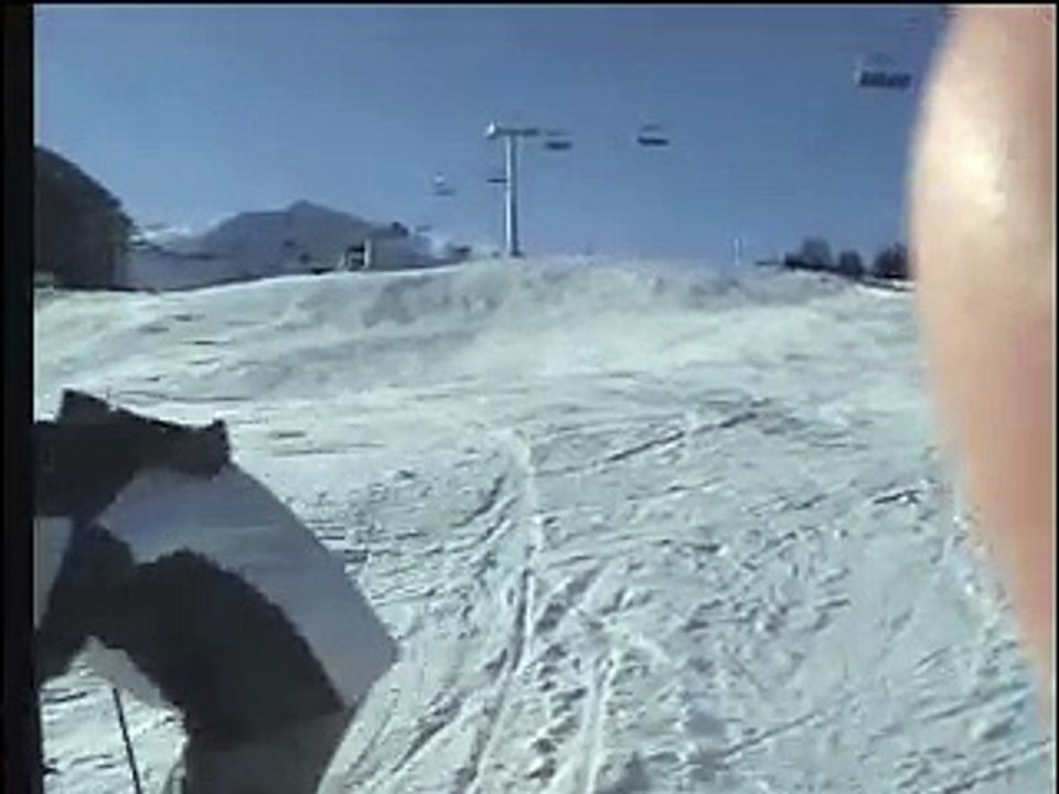 skiing in La Plagne