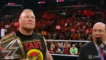 Roman Reigns confronts Brock Lesnar face to face: Raw, March 23, 2015