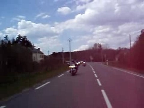 virée motos a BORT LES ORGUES