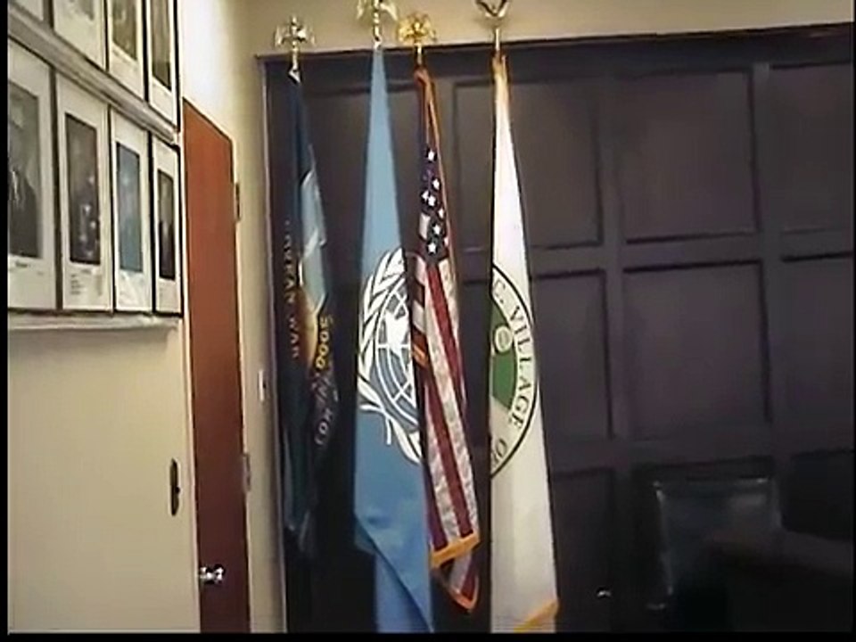 U.N. Flag Stands Taller than the American Flag in Local Village Court.  Outrage!