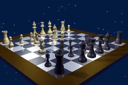 Blender Chess Animation Deep Blue vs Garry Kasparov | Chess games computer | chess games computer